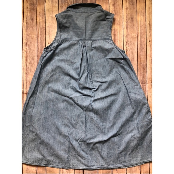 Chambray Collared Dress - Picture 4 of 5